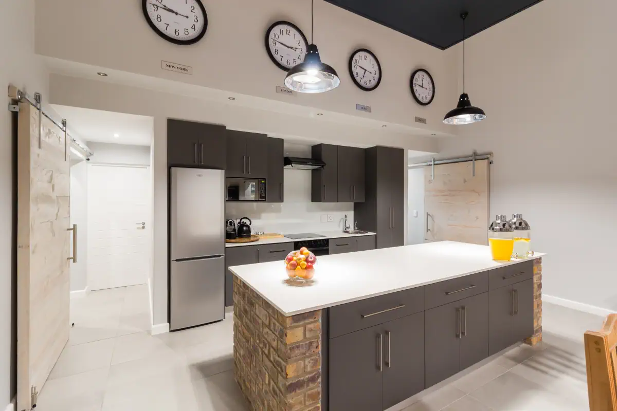 Our practical self service kitchen