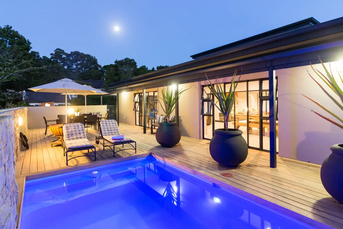 Our pool area
